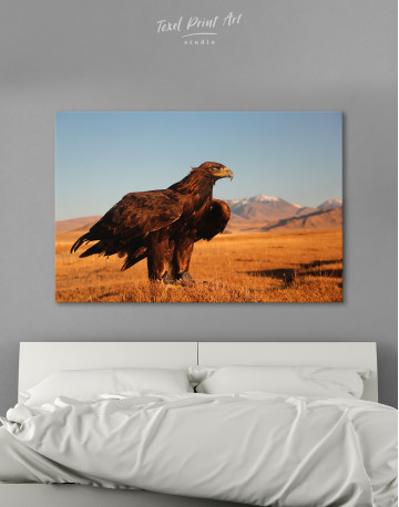 Wild Golden Eagle Canvas Wall Art