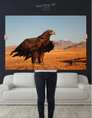 Wild Golden Eagle Canvas Wall Art - image 8