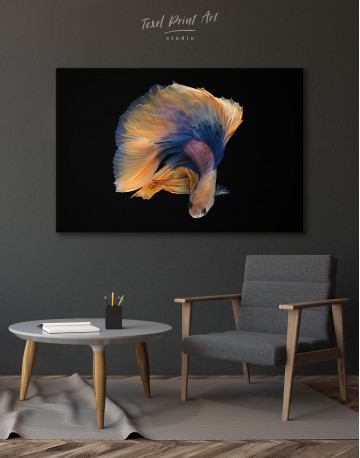 Halfmoon Betta Fish Canvas Wall Art - image 3