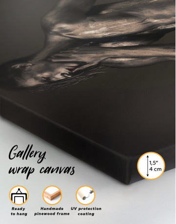 Nude Guy Bodyscape Canvas Wall Art - image 2