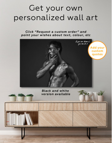 Nude Guy Bodyscape Canvas Wall Art - image 6