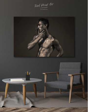 Nude Guy Bodyscape Canvas Wall Art - image 6