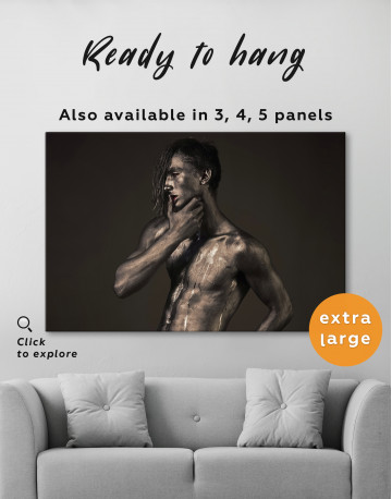 Nude Guy Bodyscape Canvas Wall Art - image 7