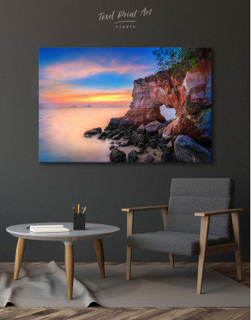Buffalo Nose Cape at Sunset in Krabi, Thailand Canvas Wall Art - image 3