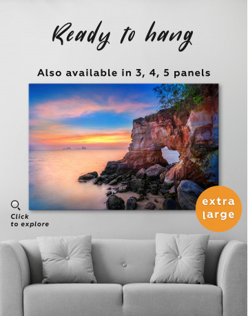 Buffalo Nose Cape at Sunset in Krabi, Thailand Canvas Wall Art - image 2