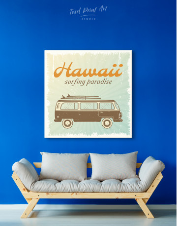 Surfing Paradise Hawaii Canvas Wall Art - image 5