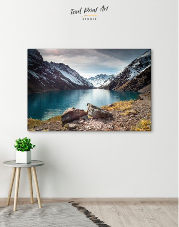 Laguna Del Inca Lake, Chile Canvas Wall Art - image 4