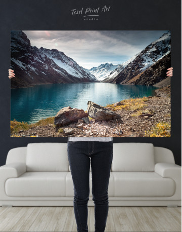 Laguna Del Inca Lake, Chile Canvas Wall Art - image 8