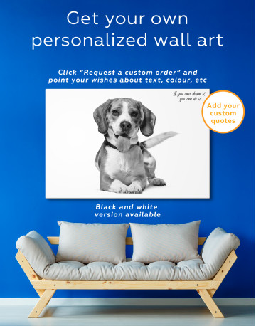 Beagle Canvas Wall Art - image 6