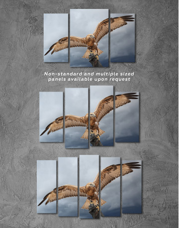 Red Tail Hawk Canvas Wall Art - image 4