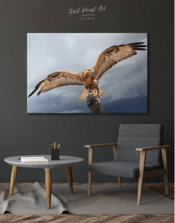 Red Tail Hawk Canvas Wall Art - image 3