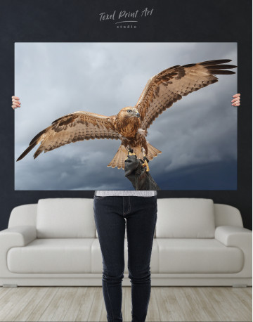 Red Tail Hawk Canvas Wall Art - image 1
