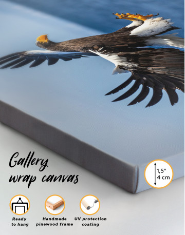 Flying Steller's Sea Eagle Canvas Wall Art - image 7
