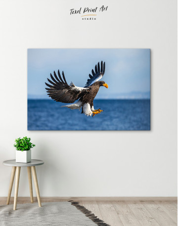 Flying Steller's Sea Eagle Canvas Wall Art - image 5