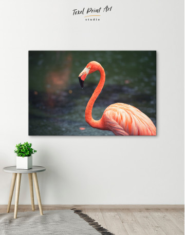 Pink Flamingo Canvas Wall Art - image 5