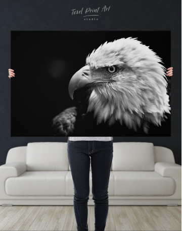 American Bald Eagle Canvas Wall Art - image 1
