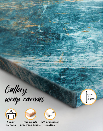 Blue and Gold Marble Canvas Wall Art - image 7