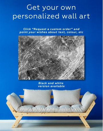 Blue and Gold Marble Canvas Wall Art - image 6