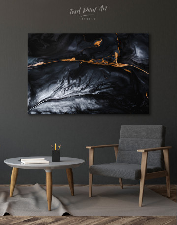 Black and Gold Marble Canvas Wall Art - image 6