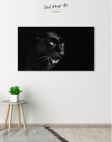 Black Panther Portrait Canvas Wall Art - image 4
