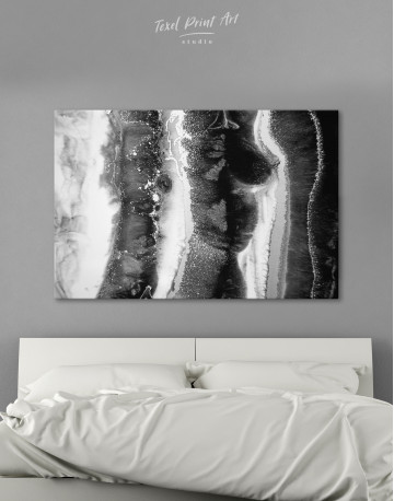 Black and White Marble Canvas Wall Art