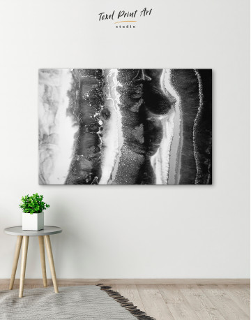 Black and White Marble Canvas Wall Art - image 5