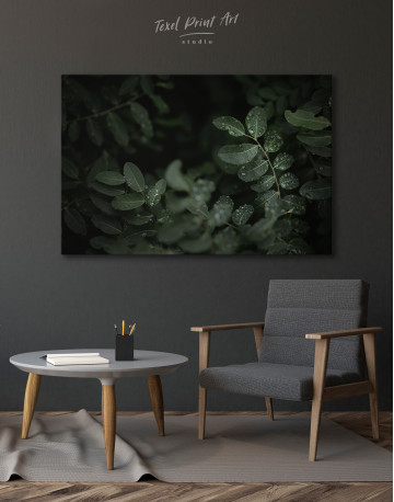 Green Tropica Leaves Canvas Wall Art - image 6