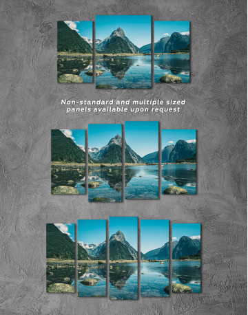 Milford Sound in New Zealand Canvas Wall Art - image 4