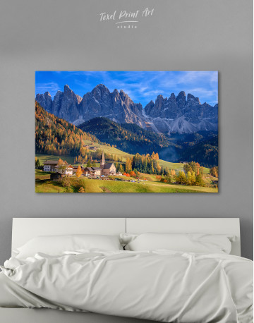 Dolomite's Mountains, Italy Canvas Wall Art