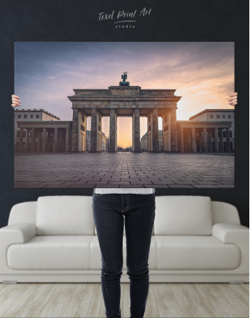 Brandenburg Gate at Sunset Canvas Wall Art - image 7