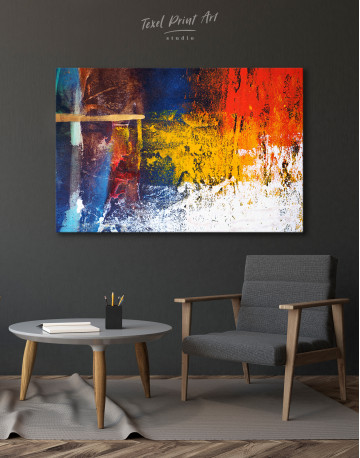 Abstract Colorful Oil Painting Canvas Wall Art - image 7