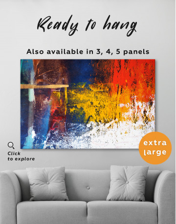 Abstract Colorful Oil Painting Canvas Wall Art - image 6