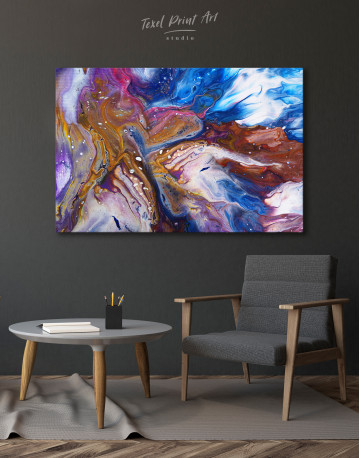 Panorama Abstract Colorful Oil Painting Canvas Wall Art - image 7