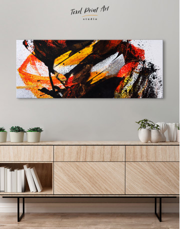 Panorama Abstract Colorful Oil Painting Canvas Wall Art