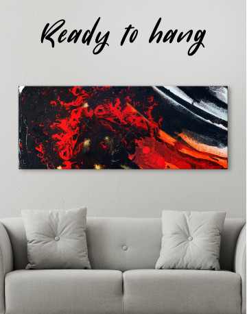 Panorama Abstract Colorful Oil Painting Canvas Wall Art - image 4