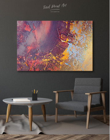 Abstract Colored Oil Painting Canvas Wall Art - image 3