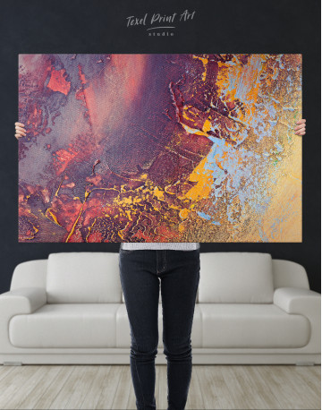 Abstract Colored Oil Painting Canvas Wall Art - image 9
