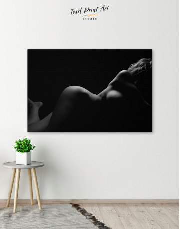 Nude Woman Bodyscape Canvas Wall Art - image 5