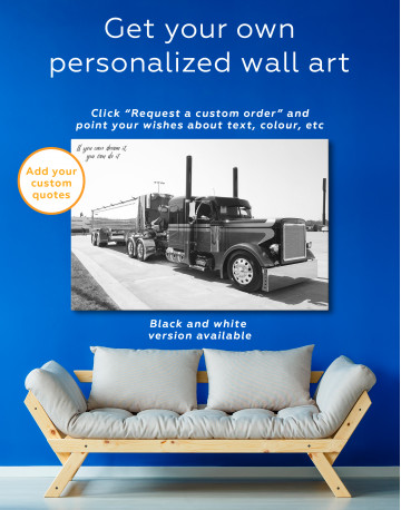 Semi Truck Canvas Wall Art - image 6