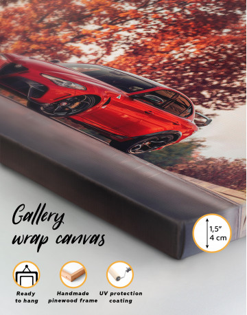 Red Alfa-Romeo Giulia Canvas Wall Art - image 9