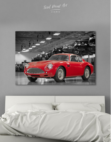 Red Aston Martin DB4 GT Zagato Canvas Wall Art