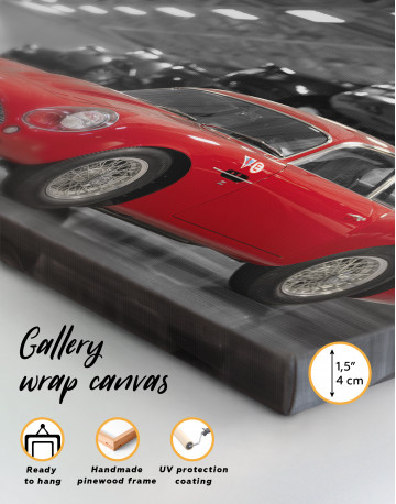 Red Aston Martin DB4 GT Zagato Canvas Wall Art - image 9