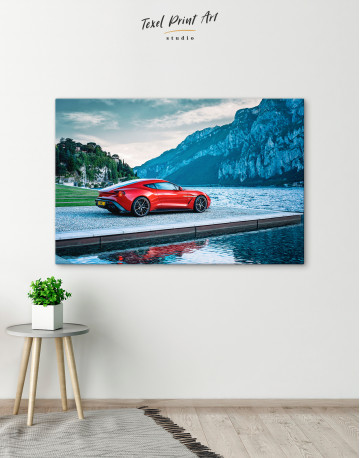 Red Aston Martin Vanquish Canvas Wall Art - image 7