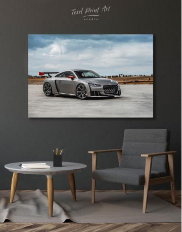 Gray Audi TT Canvas Wall Art - image 3