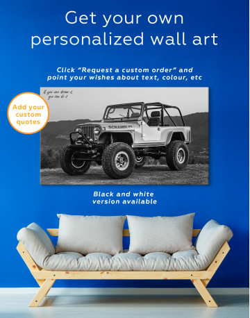 Jeep Scrambler Canvas Wall Art - image 3