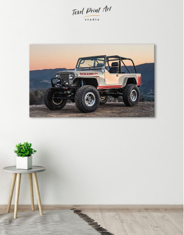 Jeep Scrambler Canvas Wall Art - image 2
