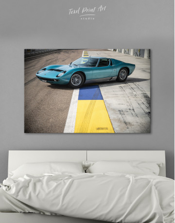 Lamborghini Miura Canvas Wall Art