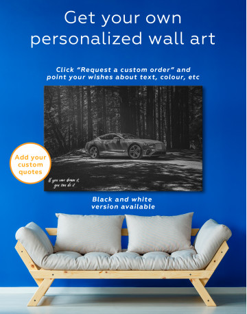Bentley Continental GT Canvas Wall Art - image 6