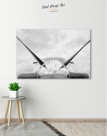 Close up Airplane Canvas Wall Art - image 3