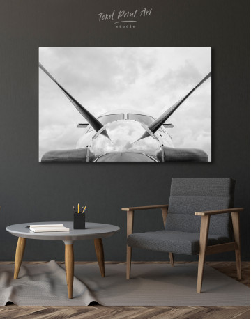 Close up Airplane Canvas Wall Art - image 6
